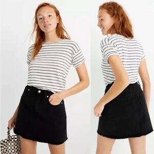 Madewell Denim Mini Skirt
